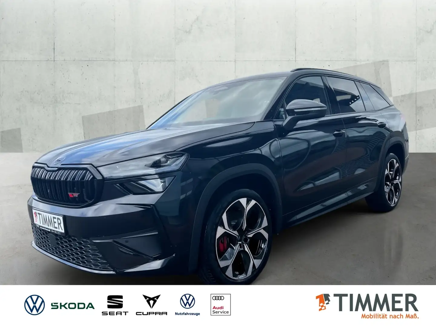 Skoda Kodiaq 2.0 TSI 195 kW 4x4 RS *PANO*AHK*NAVI*SHZ*MATRIX* Noir - 1