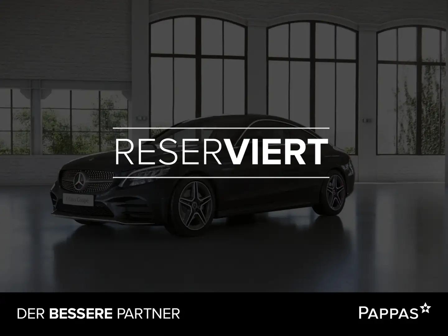 Mercedes-Benz C 200 Coupé Cam PTS Distr Navi AUT LED SHZ Keyl Grau - 1