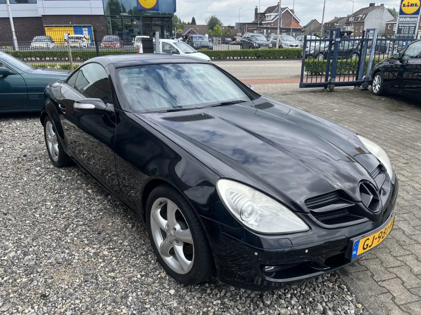 Mercedes-Benz SLK 280 V6 CABRIO*AUTOM, 231 PK ! LEDER Noir - 2