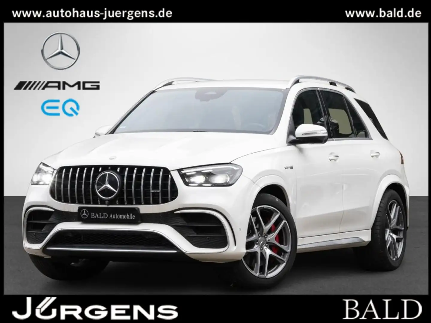 Mercedes-Benz GLE 63 AMG S 4M+ Premium/360/Memo/Burm/MBeam/21" Weiß - 1