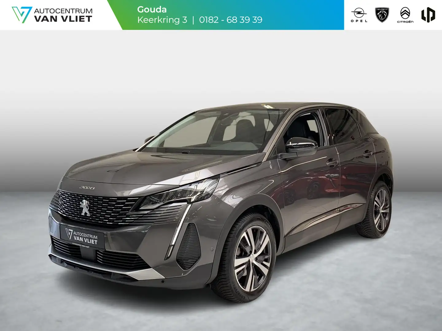 Peugeot 3008 1.2 Turbo Allure Pack Business 130 PK | 3D I-Cockp Gris - 1