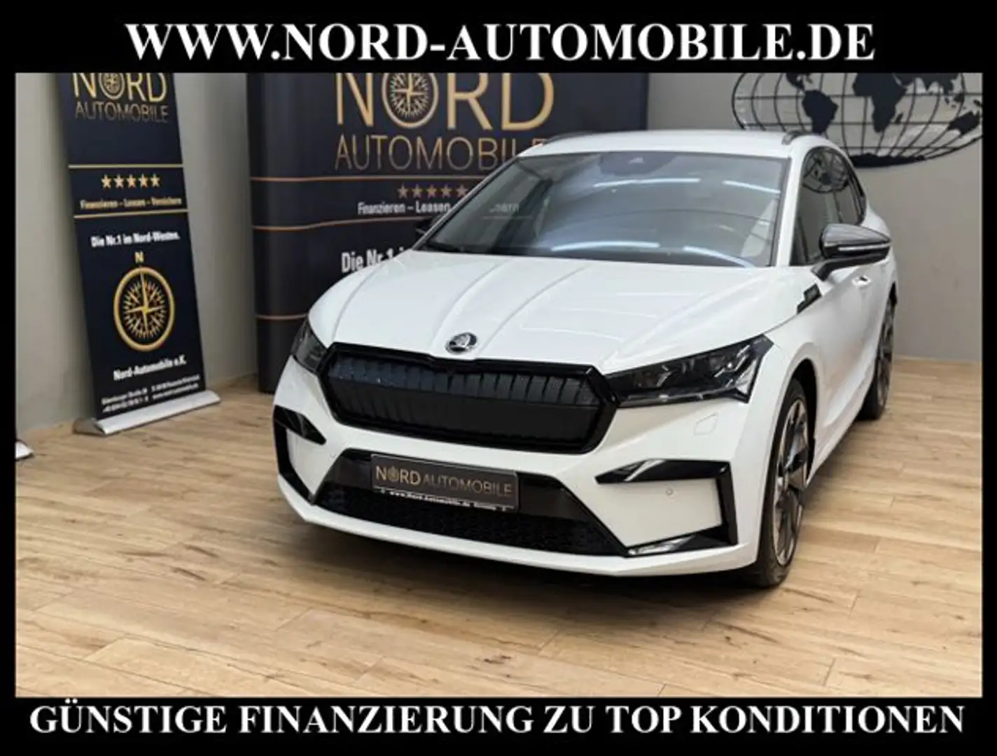 Skoda Enyaq iV 80X SPORTLINE *AHK*21ZOLL*ACC*UPE:60 White - 1