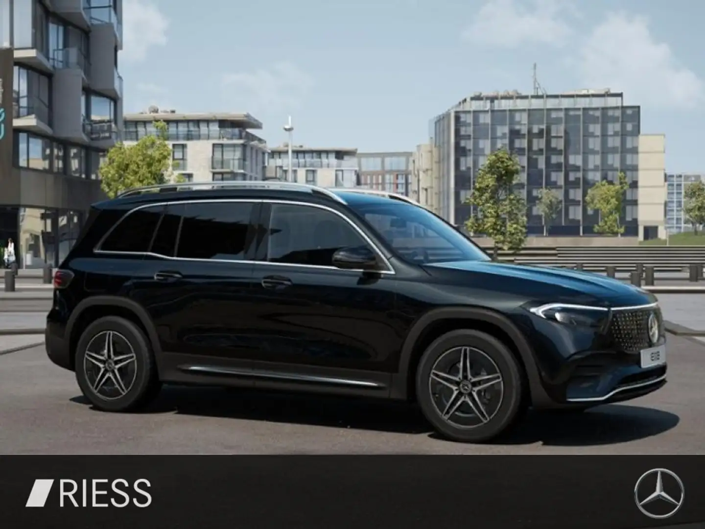 Mercedes-Benz EQB 350 4M AMG Sport Navi LED AHK 360 Schwarz - 2