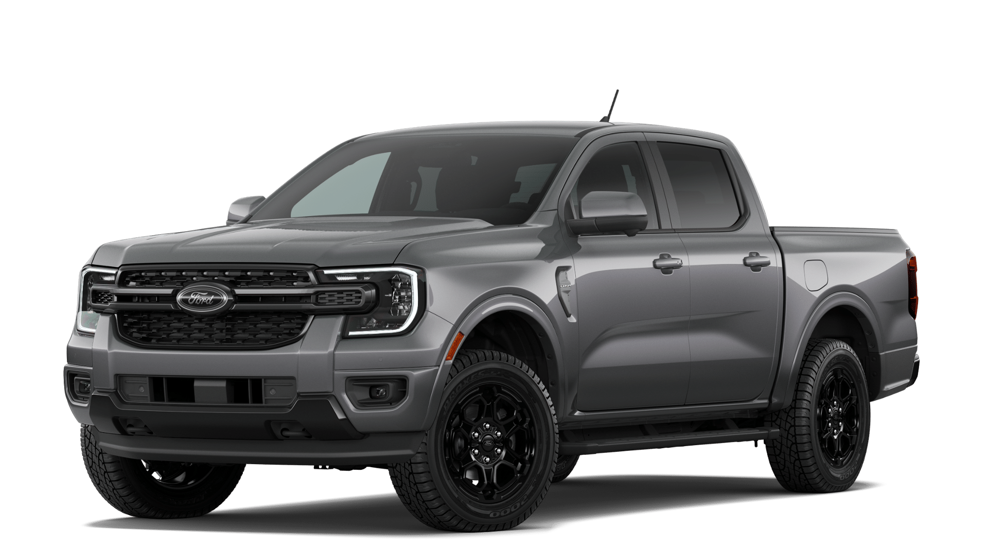 Gray 2026 Ford Ranger Pickup Truck Four-Wheel Drive Automatic