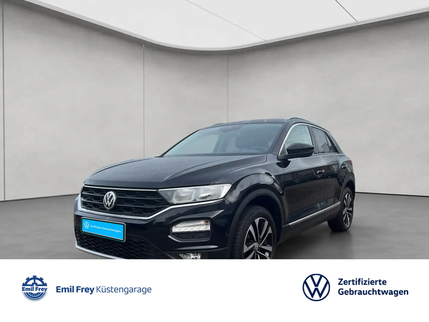 Volkswagen T-Roc 2.0 TDI SCR DSG IQ.DRIVE AHK GJR Kamera Schwarz - 1