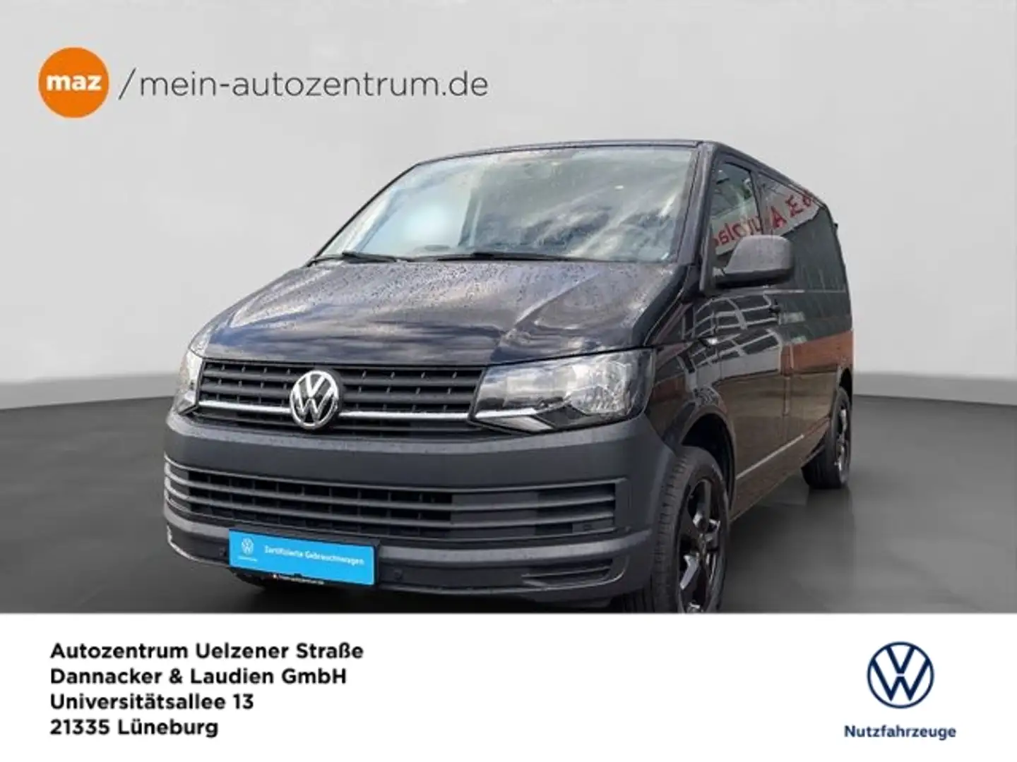 Volkswagen T6 Kombi 2.0 TDI Alu AHK 9-Sitze PDC Tempomat Bl Schwarz - 1