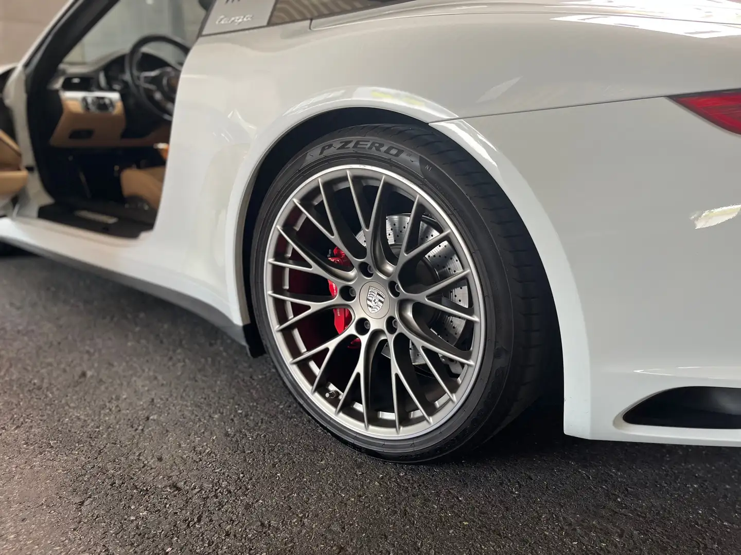 Porsche 991 Targa 4 S - 38.000 km - Approved Garantie bis 2027 Blanc - 2
