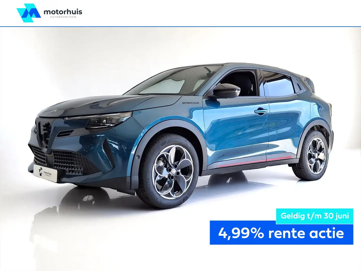 Alfa Romeo Junior 54 kWh 156pk Elettrica Speciale WINTERPACK CAMERA Blauw - 1