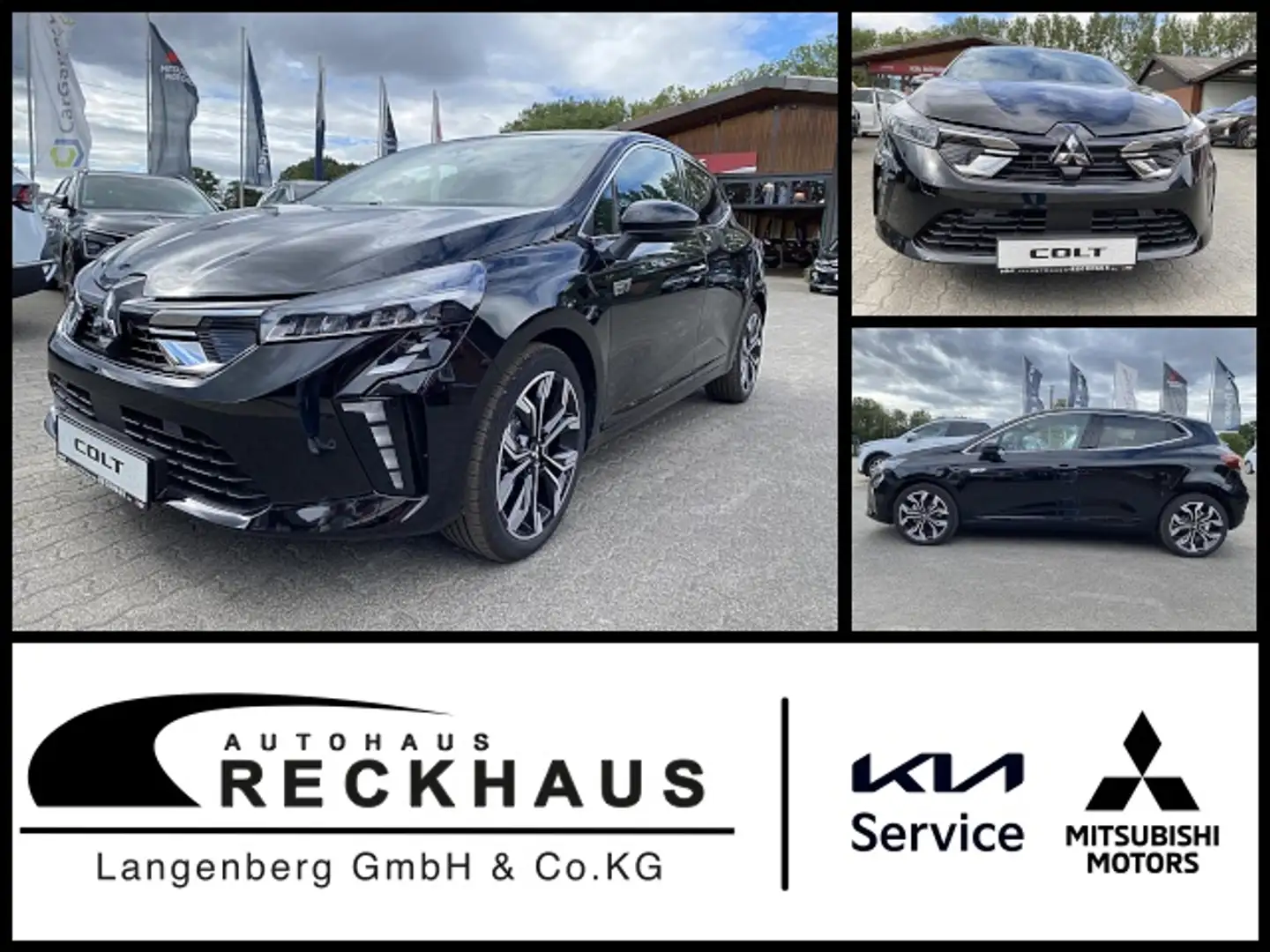 Mitsubishi Colt Hybrid EDITION 1,6l AT Klima Navi Rückfahrkamera Negro - 1