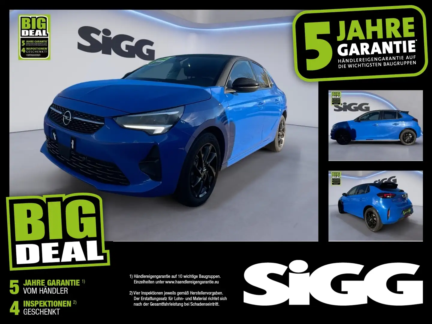 Opel Corsa F 1.2 Turbo GS Line 130PS LED Scheinwerfer Blau - 1