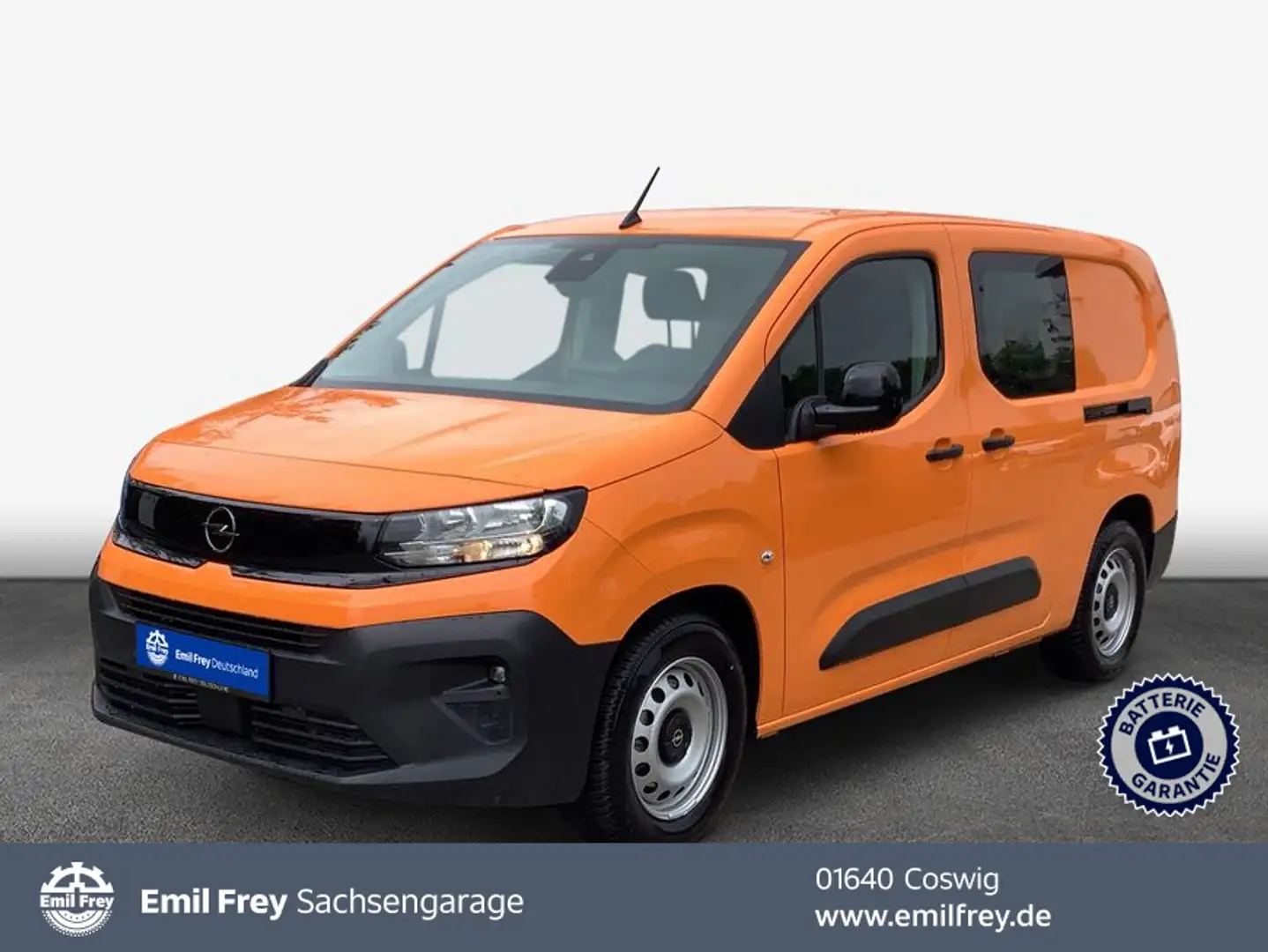Opel Combo-e Cargo (50-kWh) L2 DoKa Verkehrsorange Orange - 1