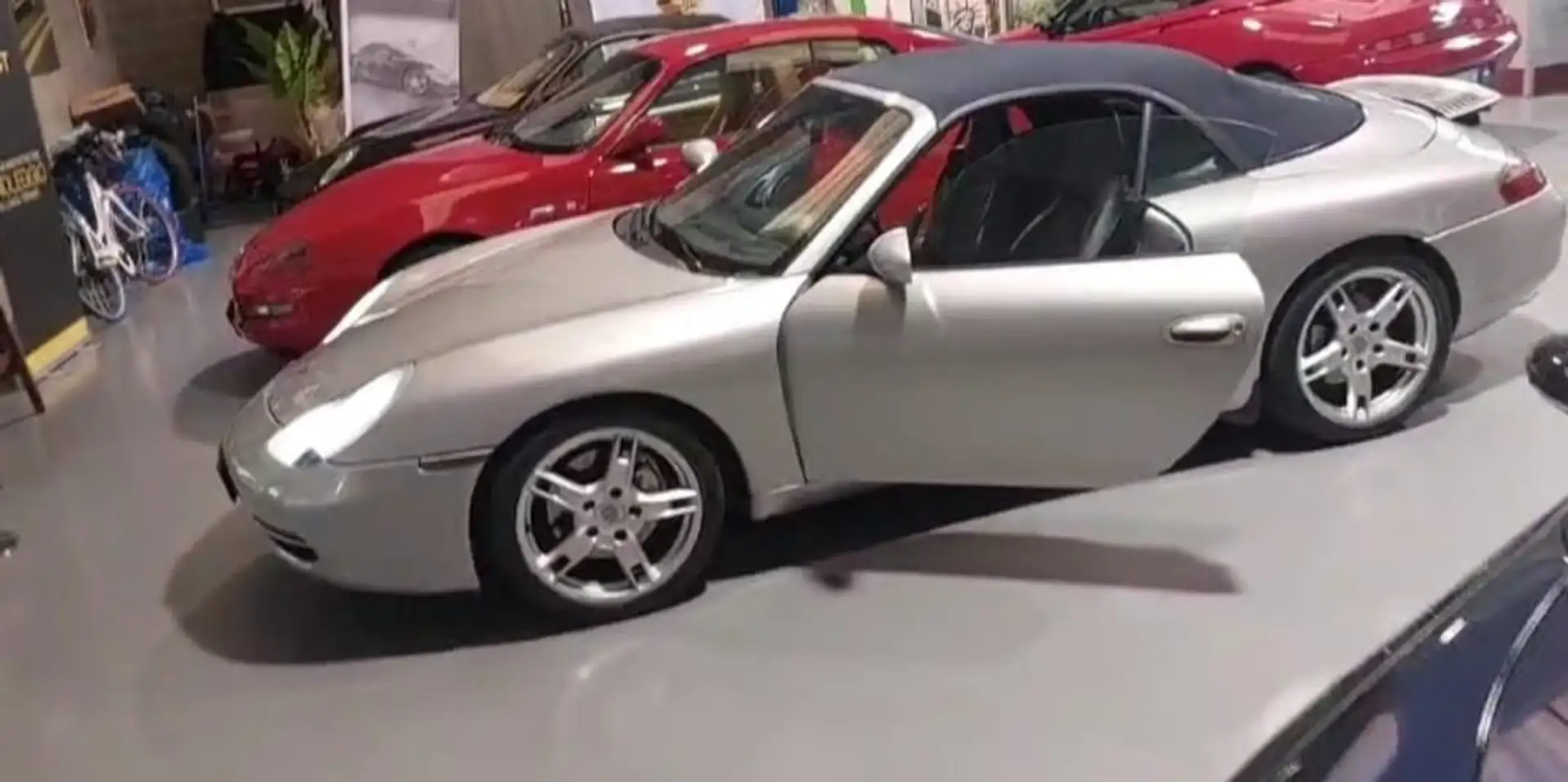 Porsche 996 CARRERA 3.4 4 CABRIO 300CV MOTORE km 1000! Silber - 2