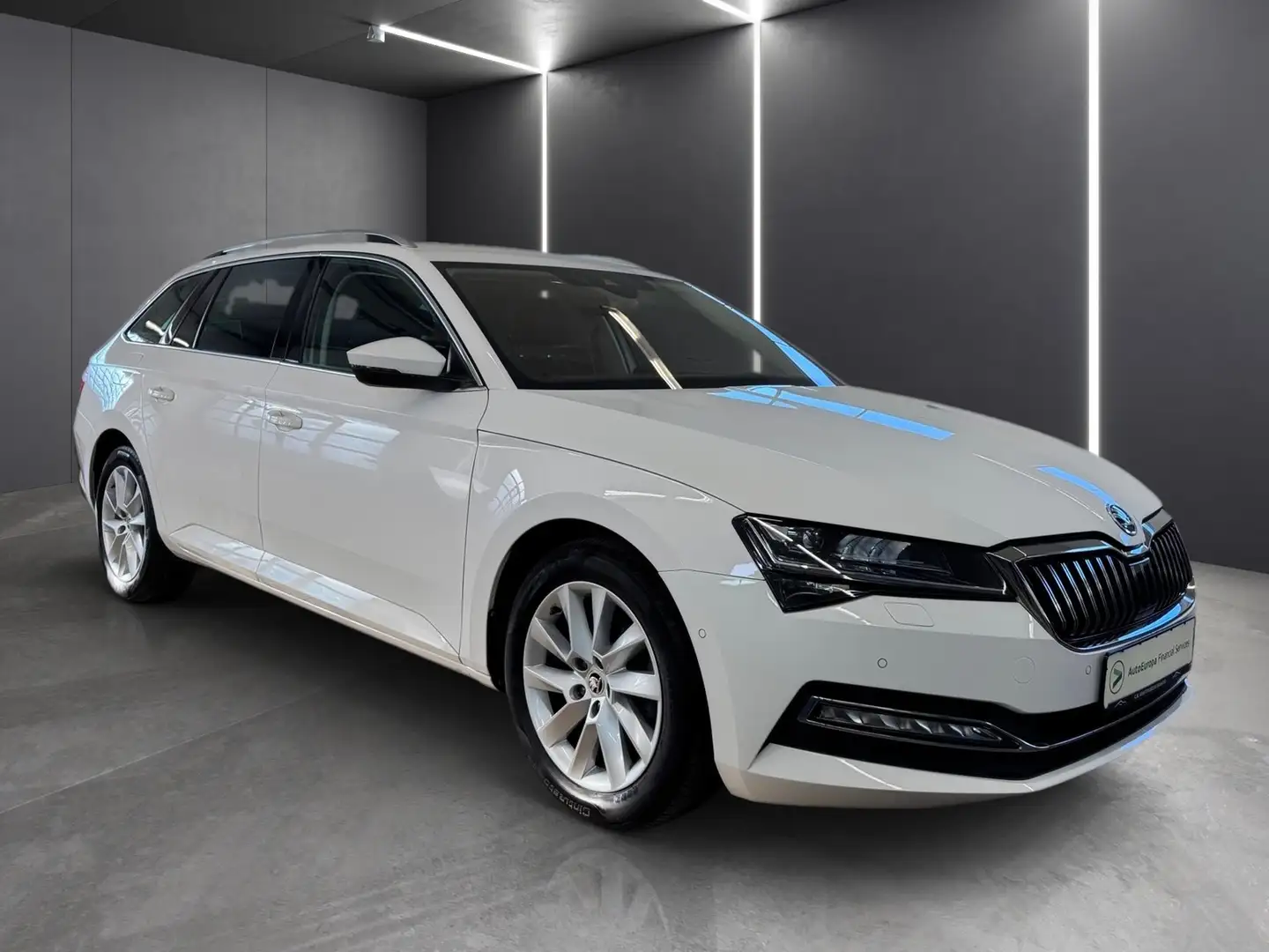 Skoda Superb Combi Style 2,0 TDI 4x4 - AHK, Navi Blanco - 2