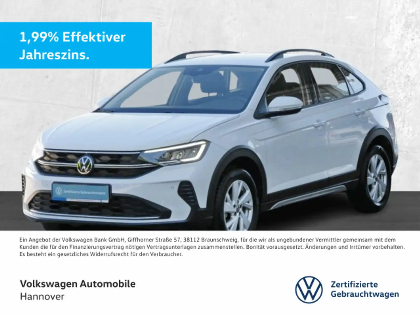 Volkswagen Taigo 1.0 TSI Navi LED Shz PDC App Dig.Cockpit L Wit - 1