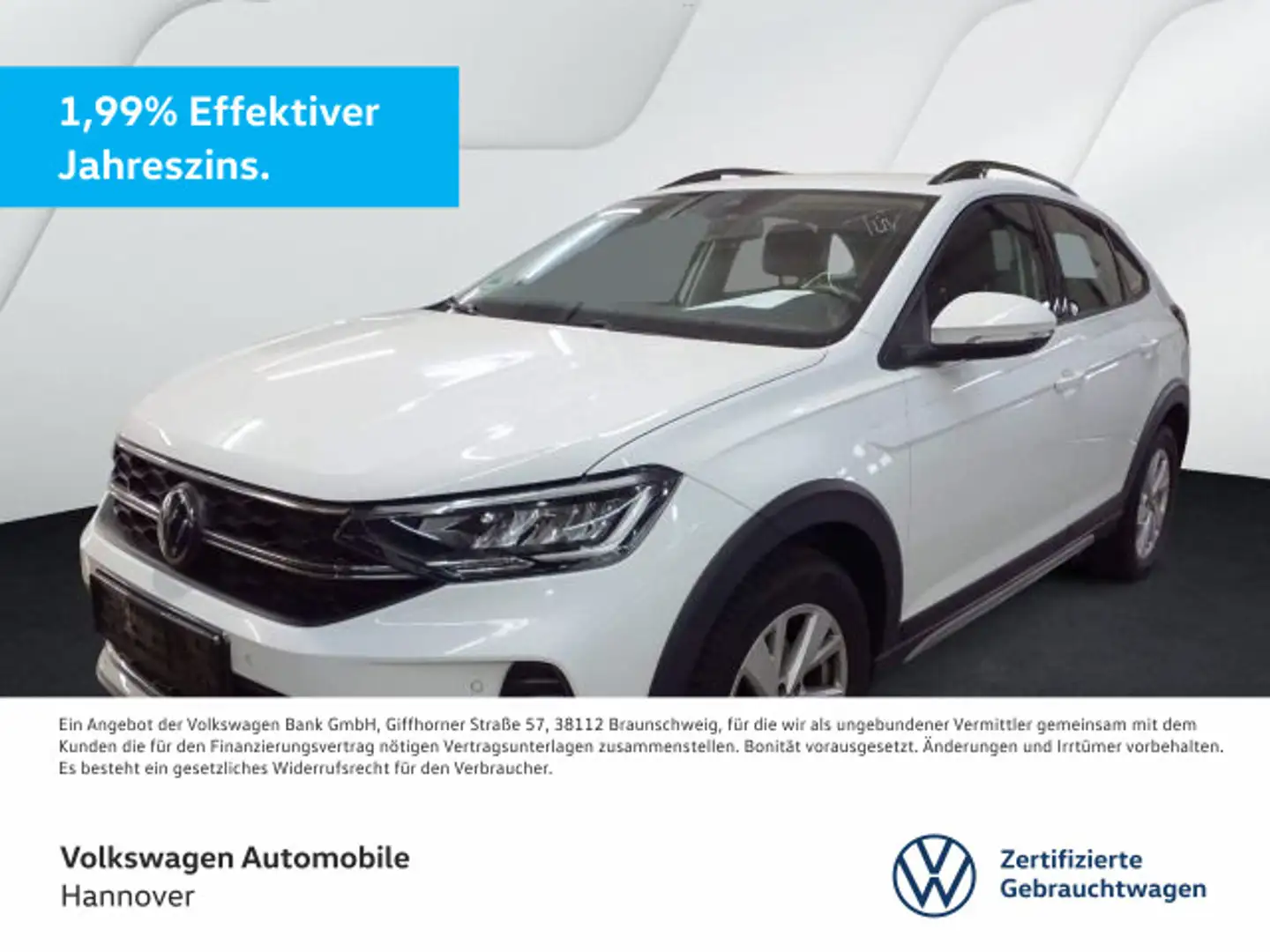 Volkswagen Taigo 1.0 TSI Navi LED Shz PDC App Dig.Cockpit L Blanc - 1
