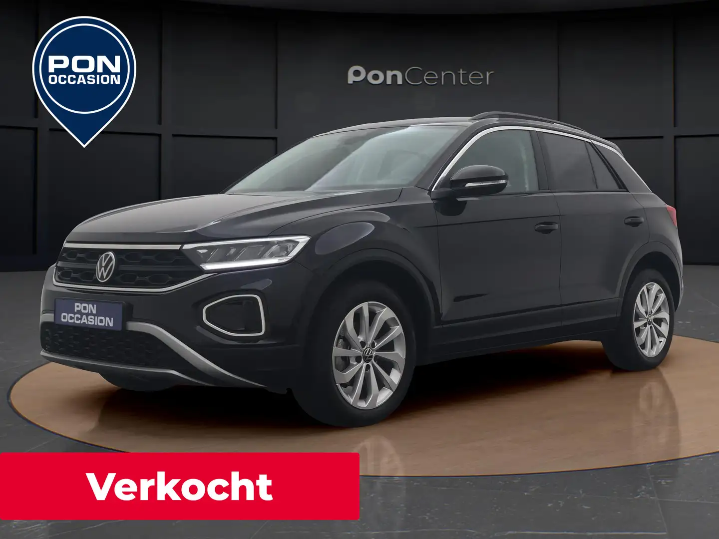 Volkswagen T-Roc 1.0 TSI Life Business | Navigatie | Camera | Park Zwart - 1