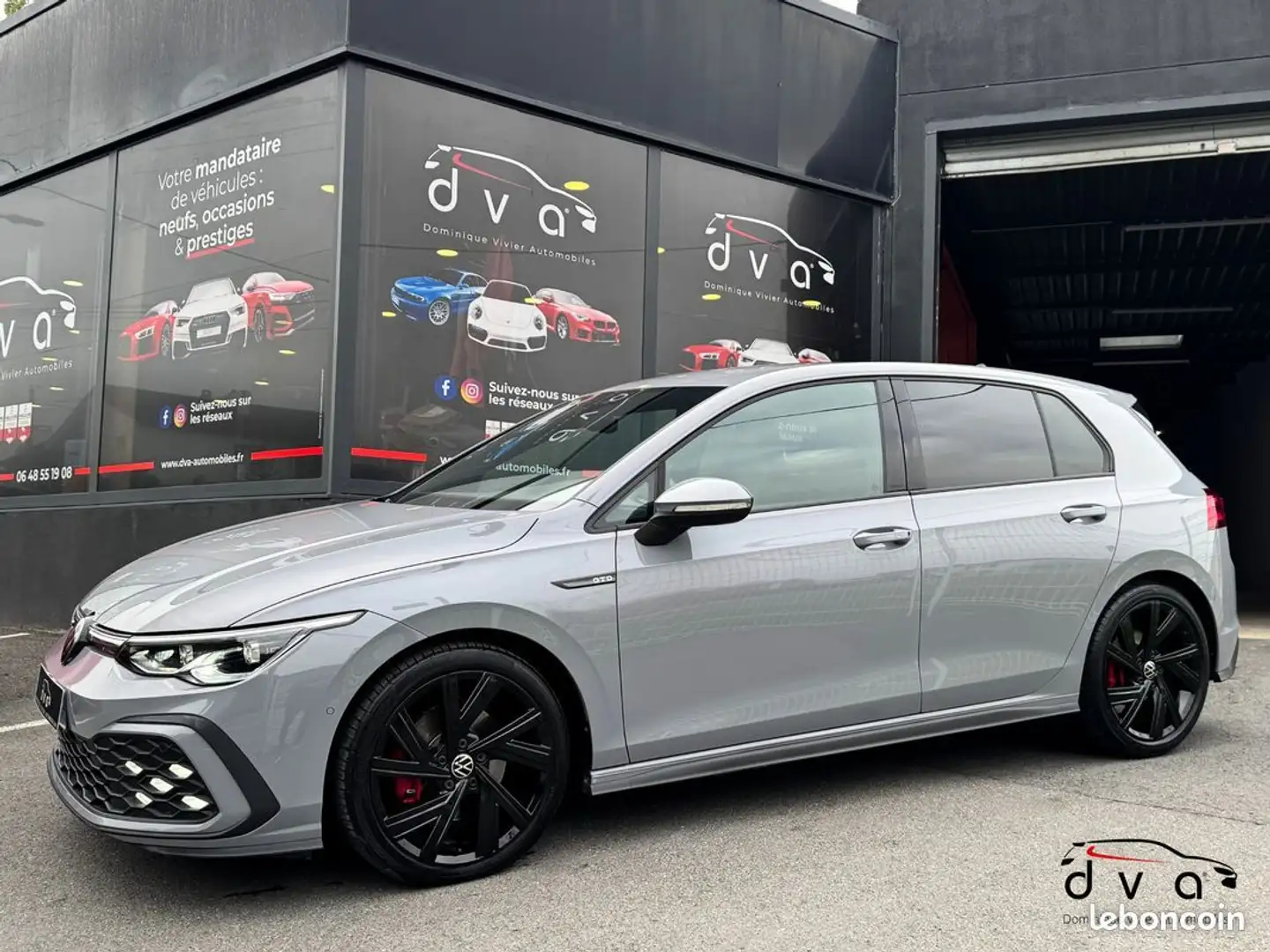 Volkswagen Golf 8 GTD 2.0 TDI 200 ch Gris - 2