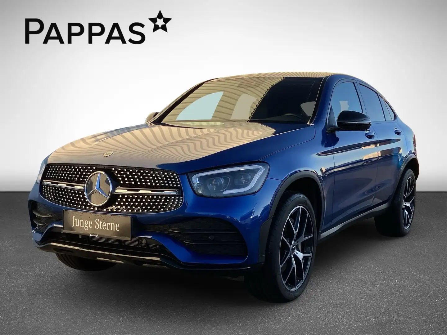 Mercedes-Benz GLC 300 de 4MATIC Coupé Navi Cam Distr AUT Wide Blau - 2