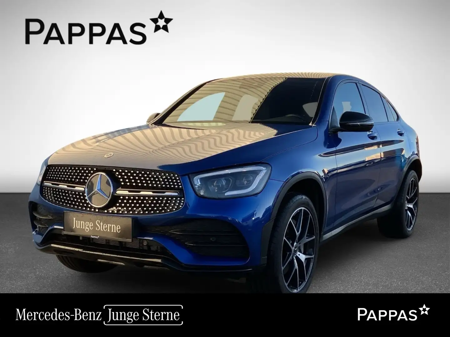 Mercedes-Benz GLC 300 de 4MATIC Coupé Navi Cam Distr AUT Wide Blau - 1