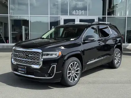 Black 2022 GMC Acadia Denali AWD SUV / Crossover Four-Wheel Drive 9-Speed Automatic