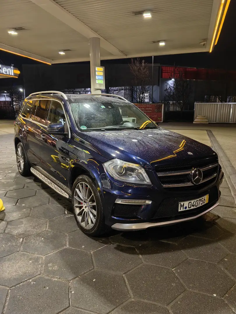 Mercedes-Benz GL 63 AMG 4Matic Speedshift Plus 7G-TRONIC. Super gepflegt. Blau - 2