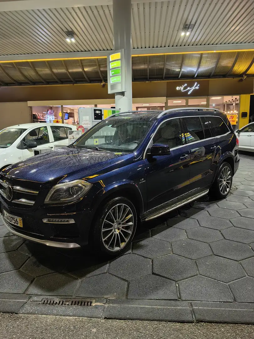 Mercedes-Benz GL 63 AMG 4Matic Speedshift Plus 7G-TRONIC. Super gepflegt. Blau - 1