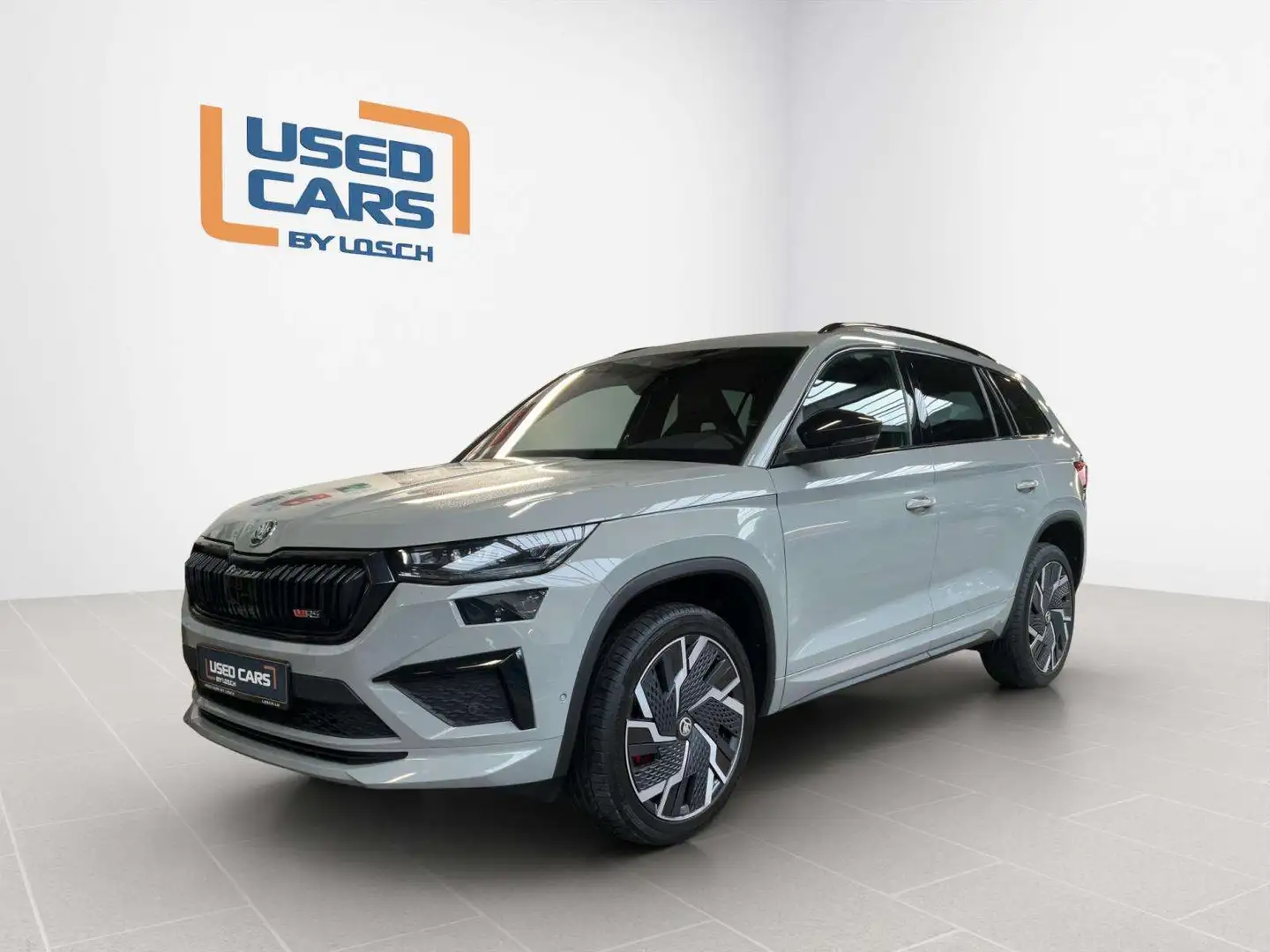 Skoda Kodiaq RS+DSG+4x4+AHK Gris - 1