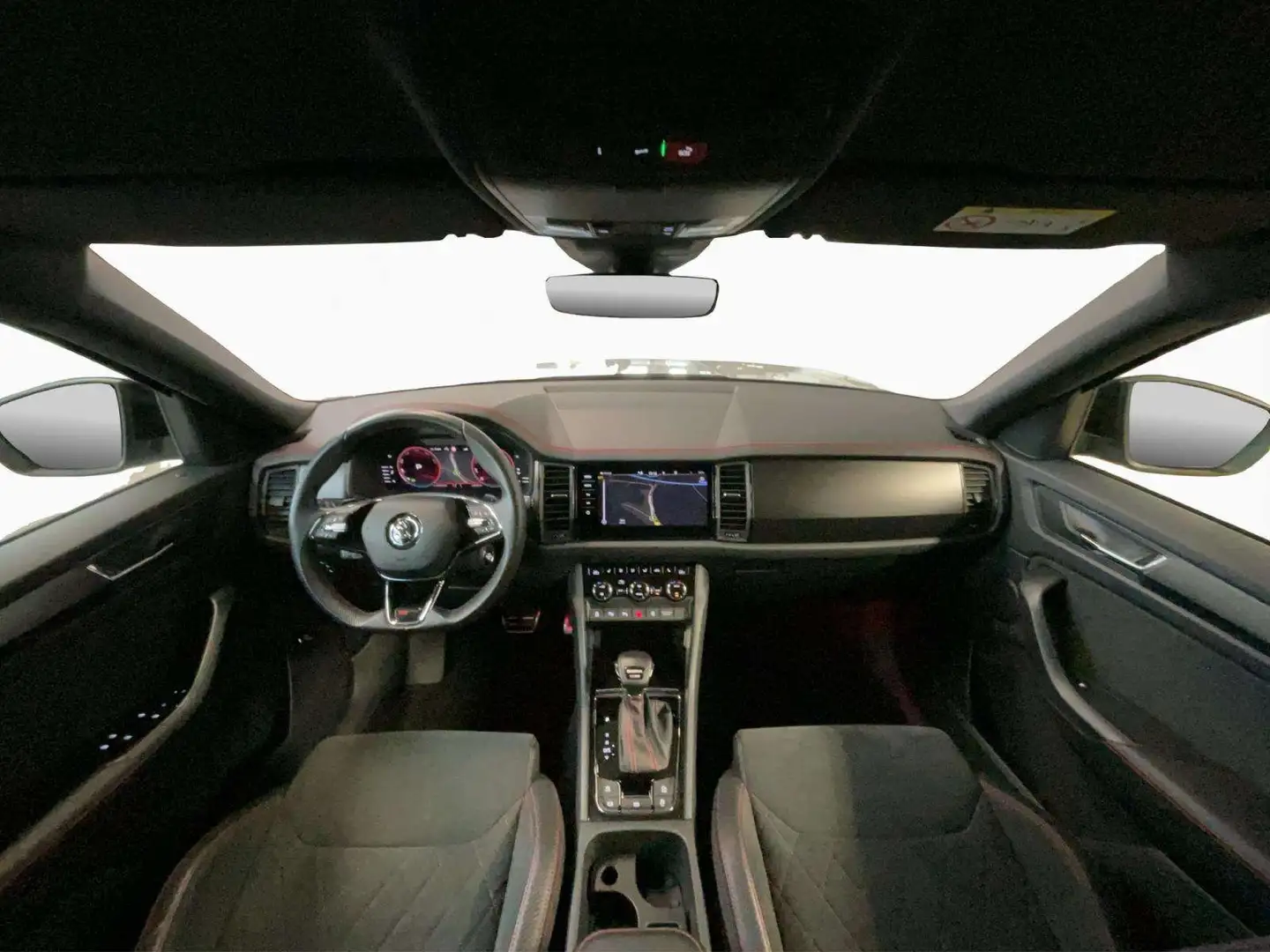 Skoda Kodiaq RS+DSG+4x4+AHK Gris - 2