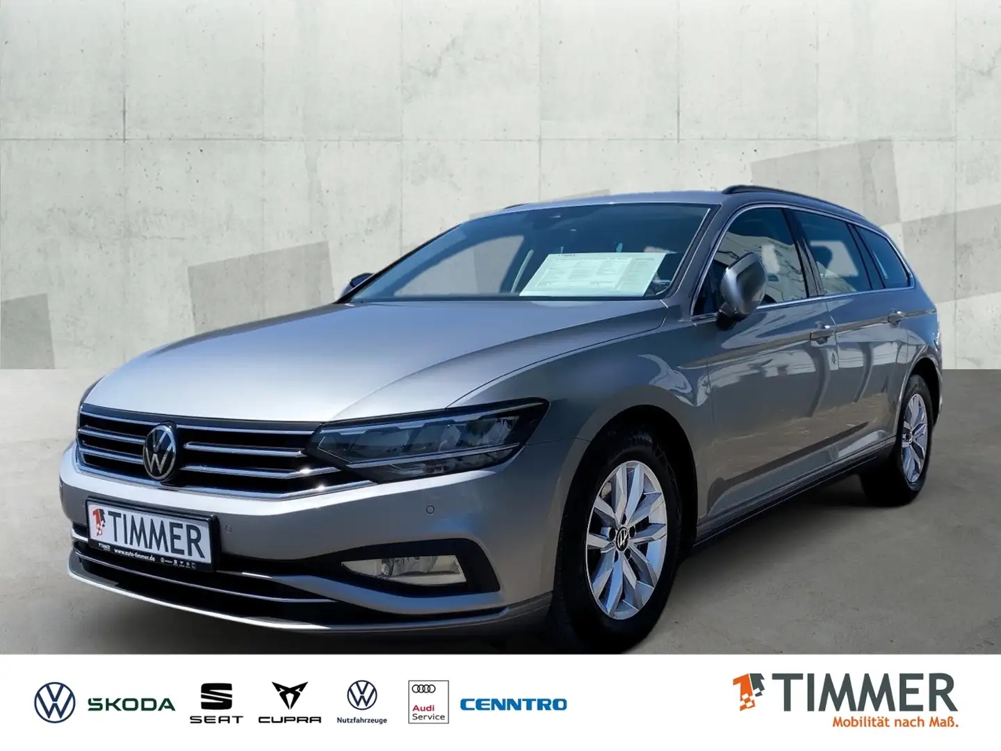 Volkswagen Passat Variant 2.0 TDI DSG BUSINESS *AHK *RKAM *ACC *TRAVEL *LED Zilver - 1
