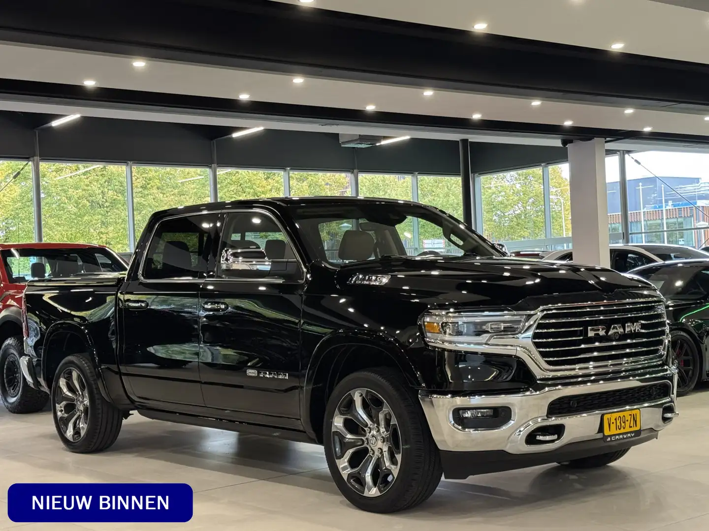 Dodge RAM Pick Up NL-AUTO 1500 Longhorn Fulloptions GARANTIE Zwart - 1