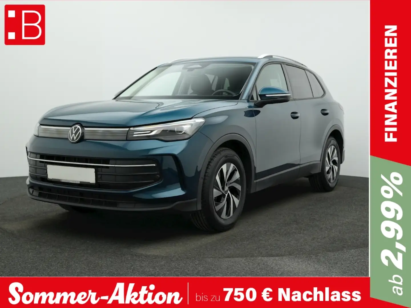 Volkswagen Tiguan 1.5 eTSI DSG Life AHK NAVI DESIGN-PAKET Blau - 1