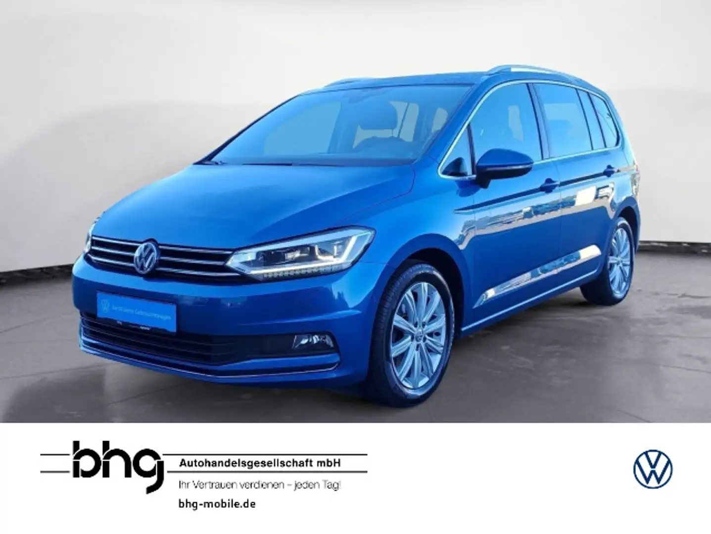 Volkswagen Touran 1.5 TSI DSG Highline AHK SHZ LED KAMERA Blau - 1