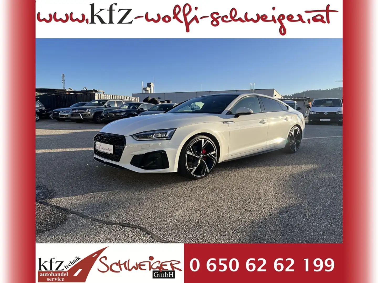 Audi A5 SB 3,0 TDI quattro sport S-tronic Blanc - 1