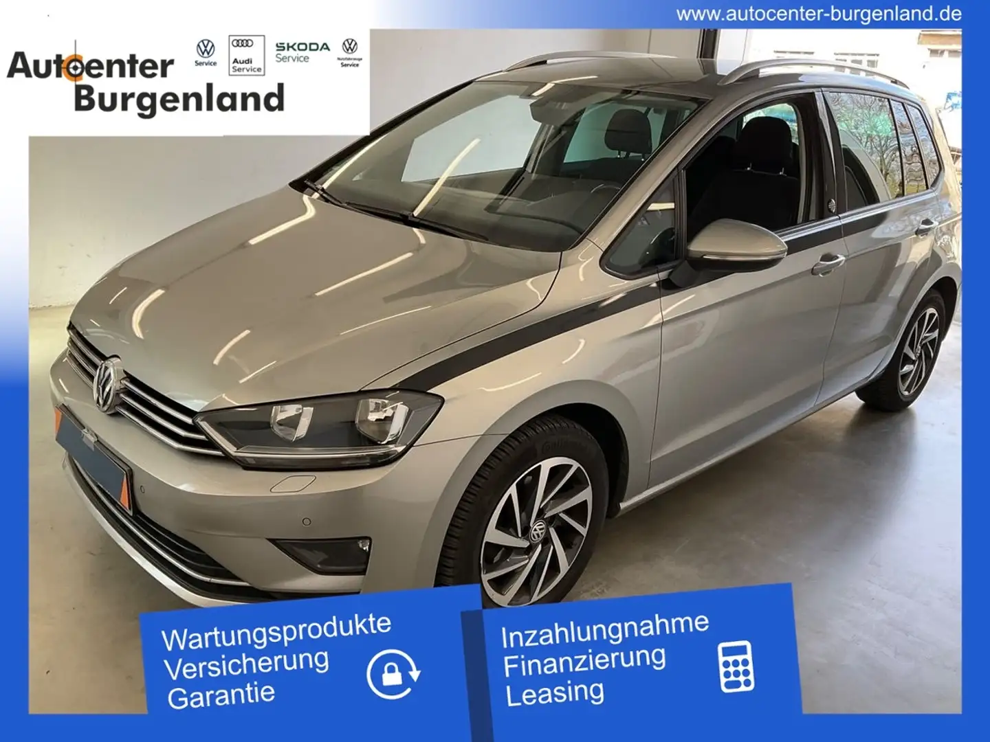 Volkswagen Golf Sportsvan VII 1.2 TSI Sound BMT/Start-Stopp Silber - 1