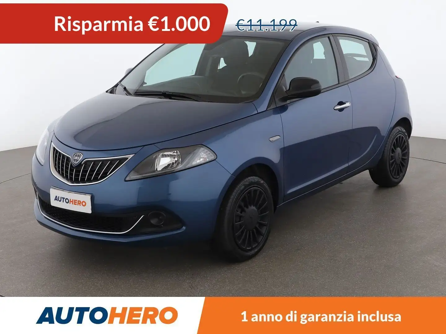 Lancia Ypsilon 1.0 Mild-Hybrid Silver MHEV Blu/Azzurro - 1