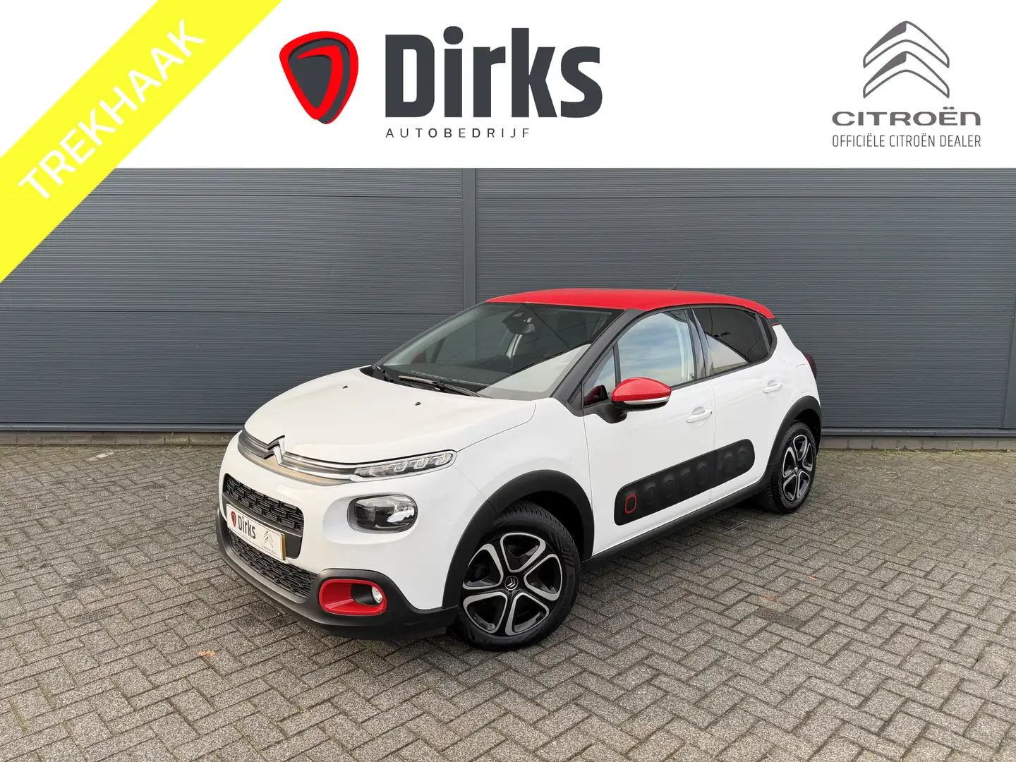 Citroen C3 82pk Shine (Trekhaak - Stoelverwarming - Camera - Weiß - 1