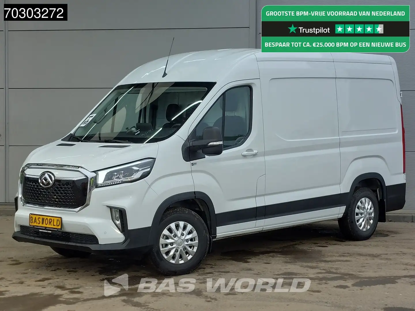 Maxus eDeliver 9 Elektrisch 280km WLTP 72kWh L2H2 204pk Airco Cruis Wit - 1