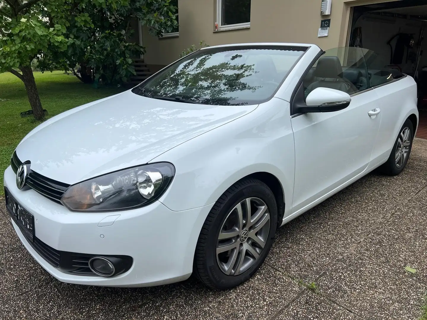 Volkswagen Golf Cabriolet +++Serviceheft +ARBÖ Pickerl NEU+ Sportsitze+++ Weiß - 2