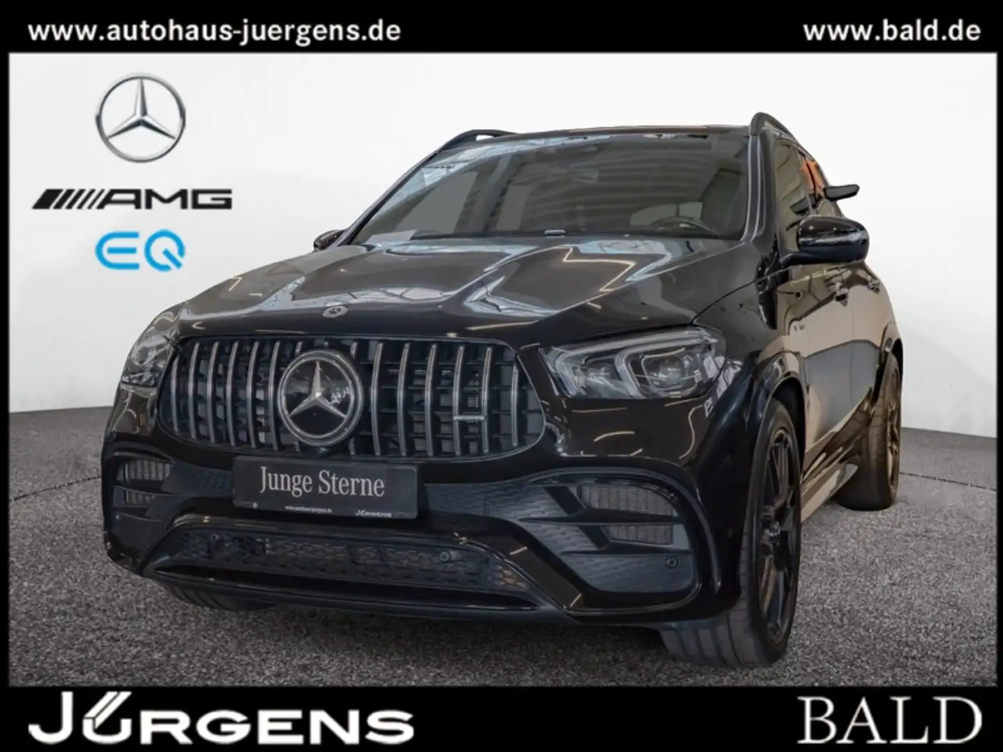 Mercedes-Benz GLE 63 AMG 4M+ Pano/Burm/Night/Sitzklima/HUD/360 Schwarz - 2