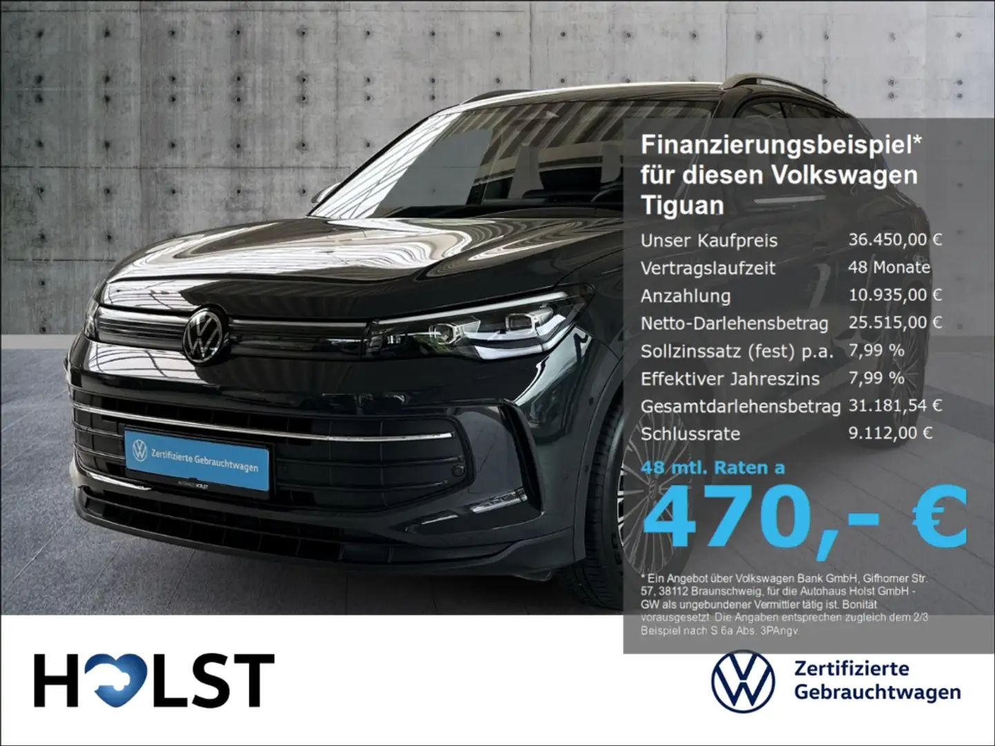 Volkswagen Tiguan 1.5eTSI DSG Life GJR AHK ACC LED RüFaKa Gris - 1