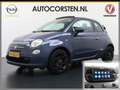Fiat 500C T 86PK Cabrio Navi Pdc Airco via Android Auto Lmv Blau - thumbnail 1