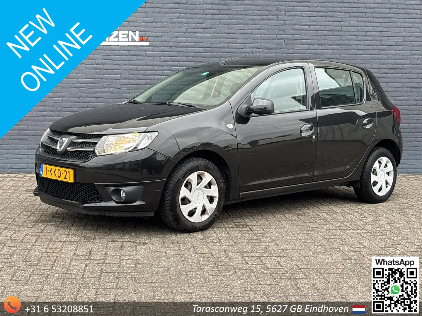 Dacia Sandero 0.9 TCe Lauréate | Cruise | Airco | Navi | Trekhaa Zwart - 1