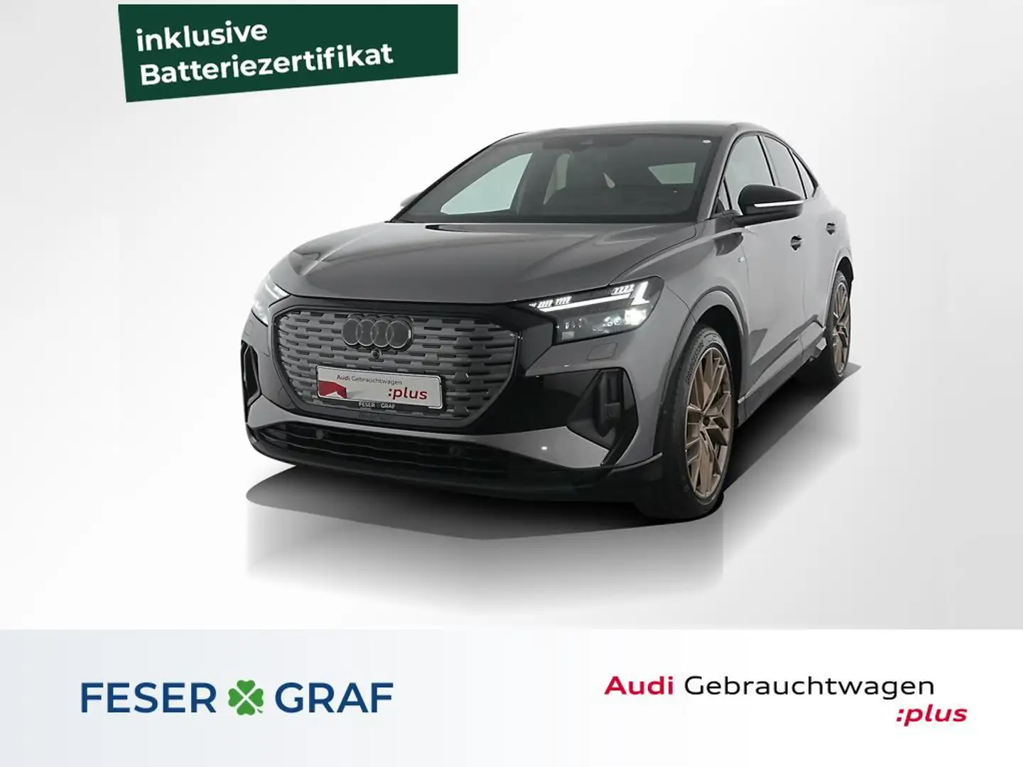 Audi Q4 e-tron Sportback 40 e-tron S line SONOS/ Navi Plus/ Rückf Gris - 1