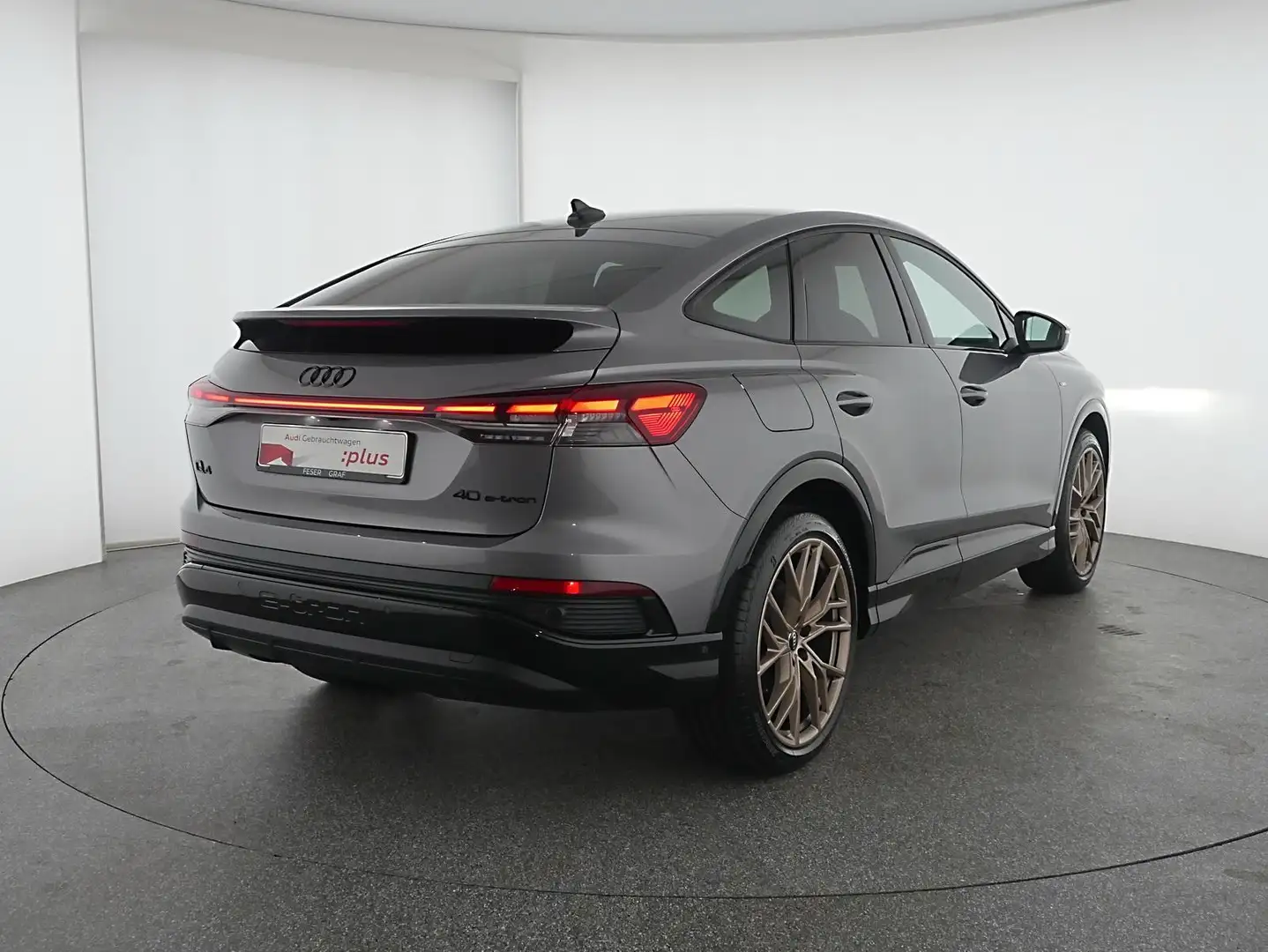 Audi Q4 e-tron Sportback 40 e-tron S line SONOS/ Navi Plus/ Rückf Gris - 2