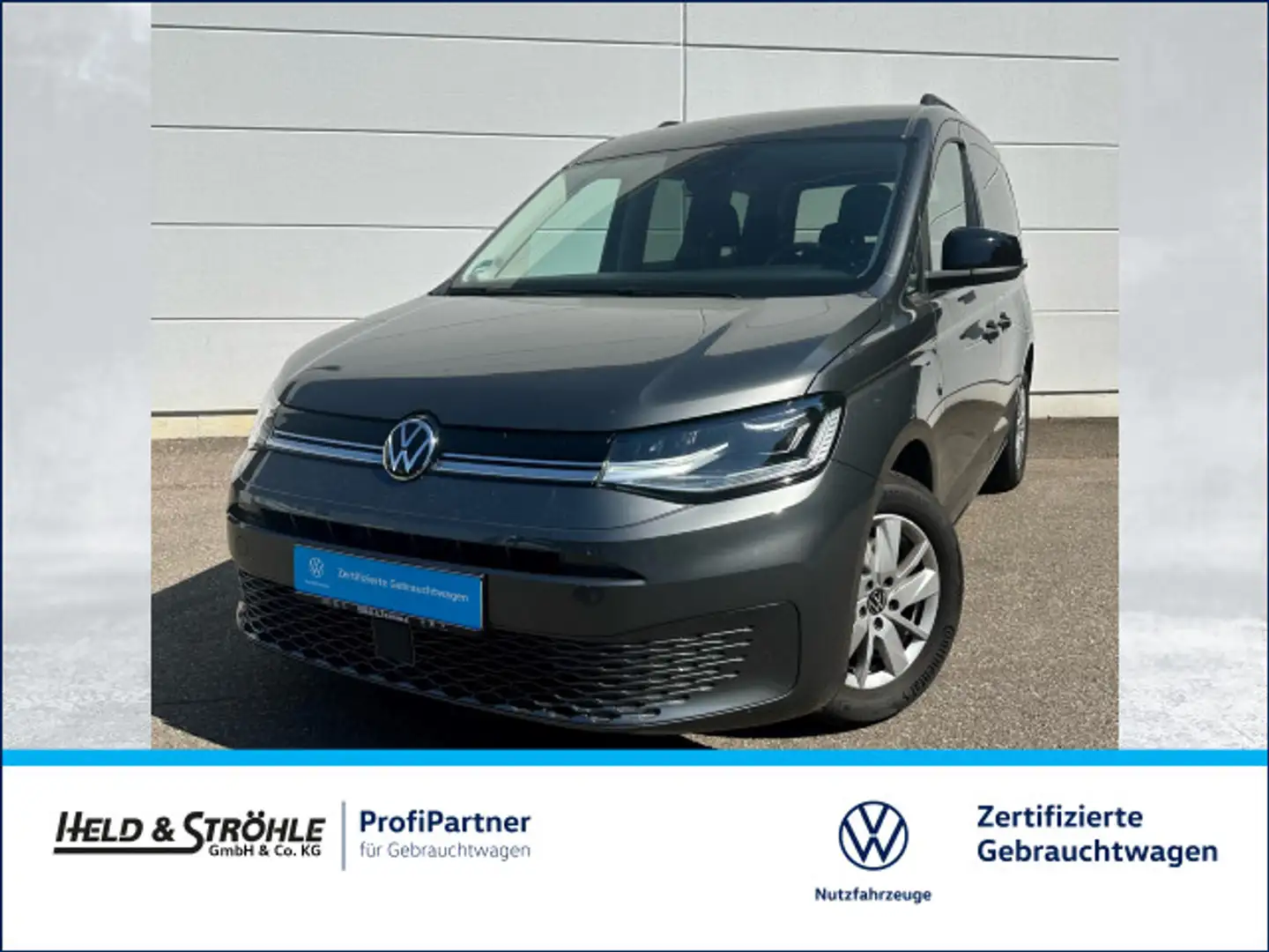 Volkswagen Caddy Life 1.5 TSI LED NAV-VORB. PDC SHZ Grau - 1