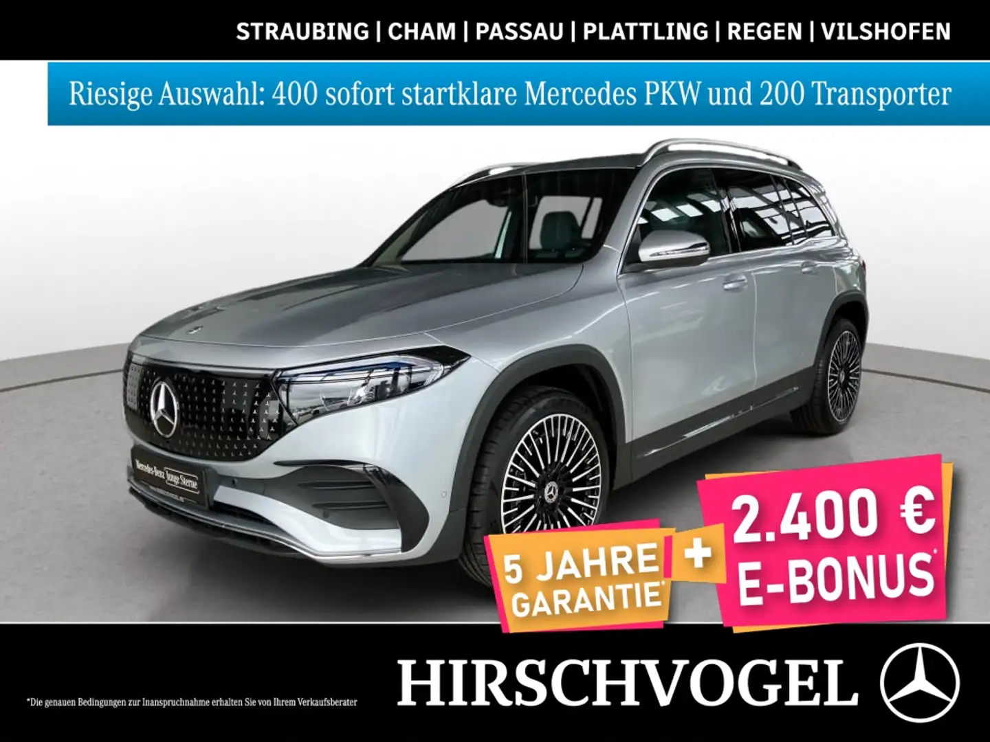 Mercedes-Benz EQB 350 4M AMG-Line+MBUX+Navi-Pr+LED+Kam+PDC+SHZ Silber - 1