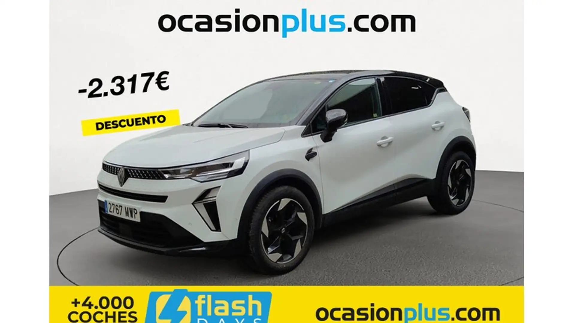 Renault Captur TCe GPF Micro Híbrido Techno 103kW Blanco - 1