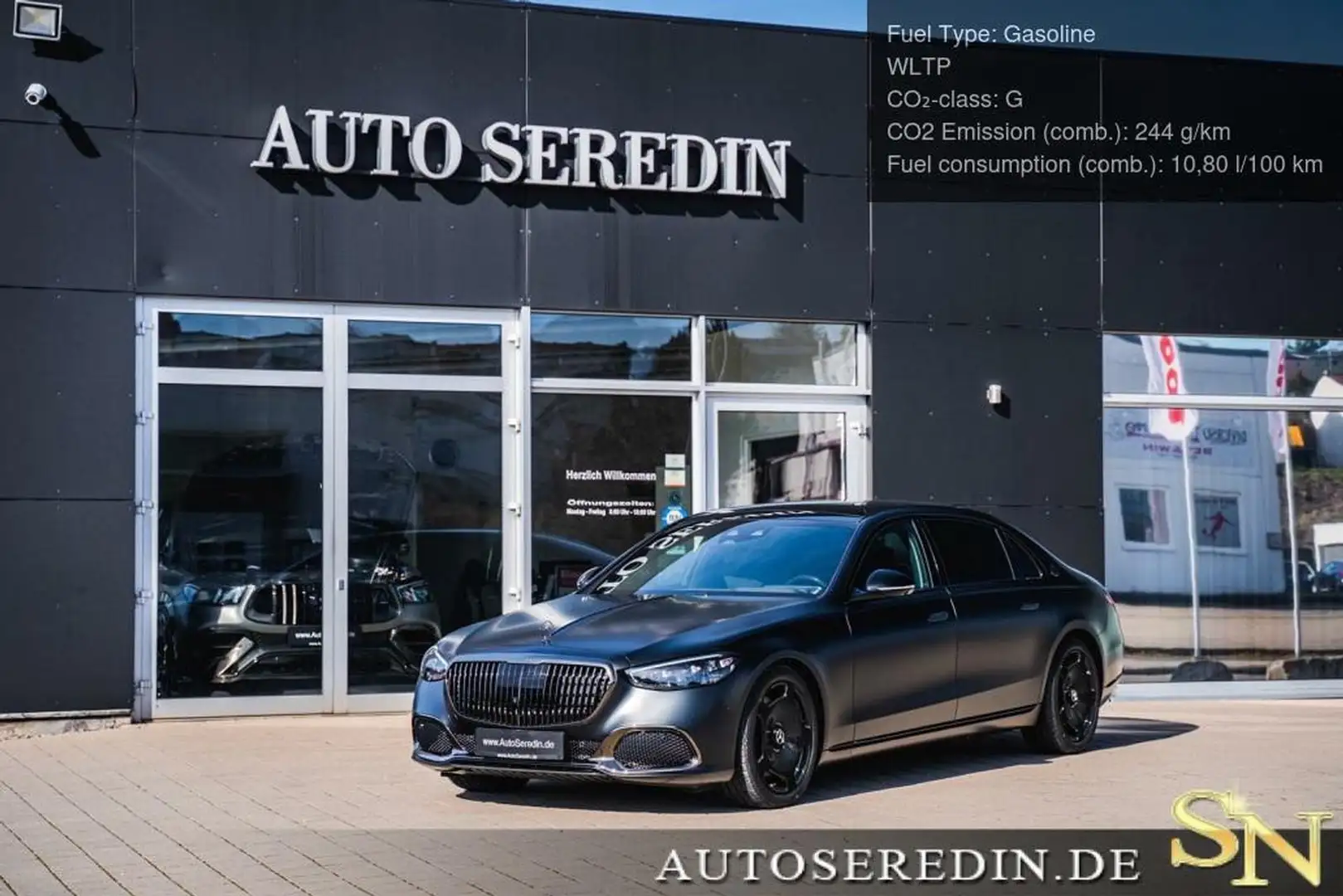 Maybach S580 4M NIGHT SERIES+MAGNO+LEATHER ROOF Schwarz - 1