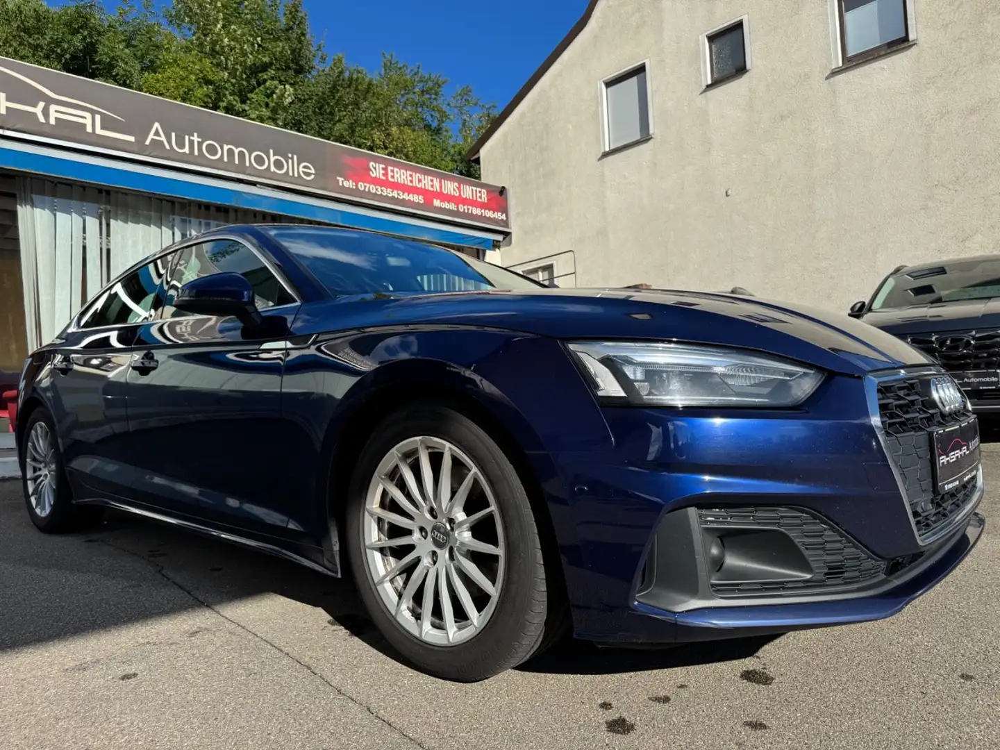 Audi A5 30 TDI Mild-Hybrid*S-Tronic*Sportback *LEDER* Blau - 2