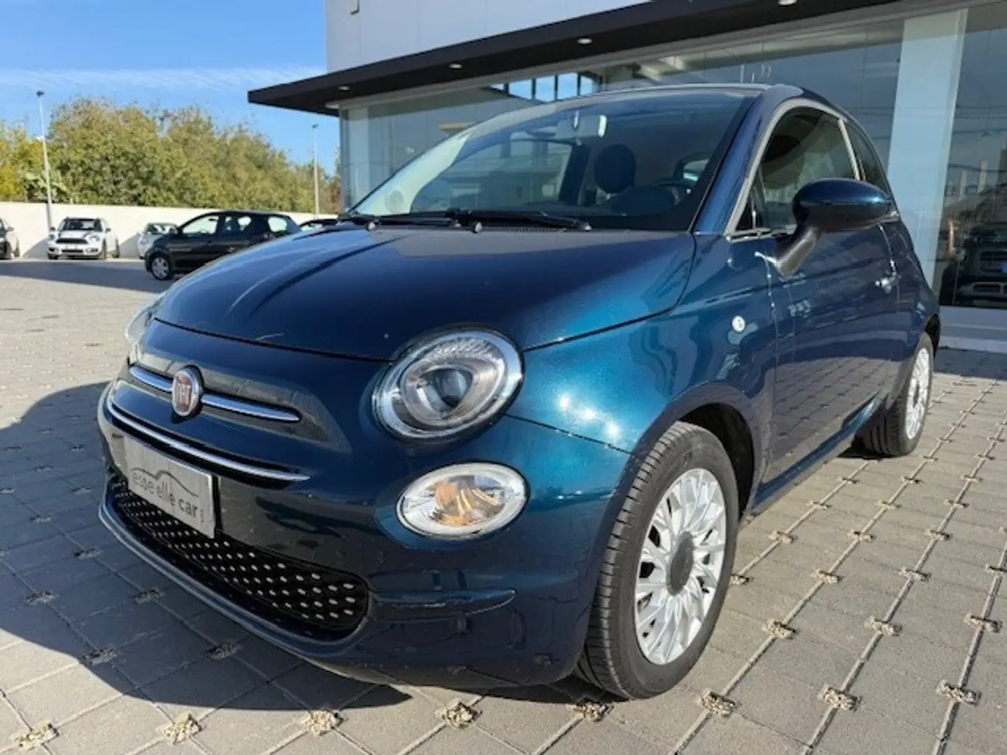 Fiat 500 500 1.2 Dualogic Lounge 2019 Bleu - 1